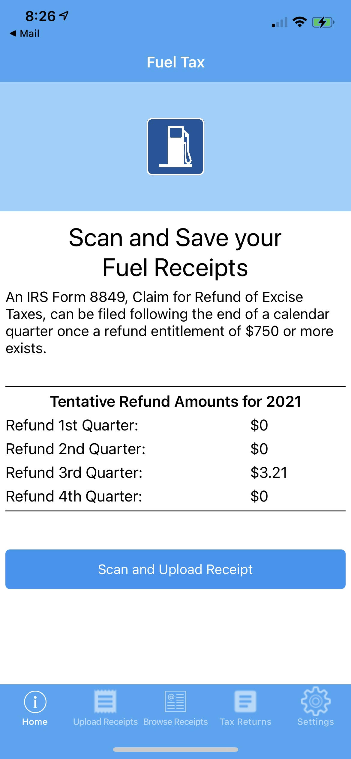 fuel tax app